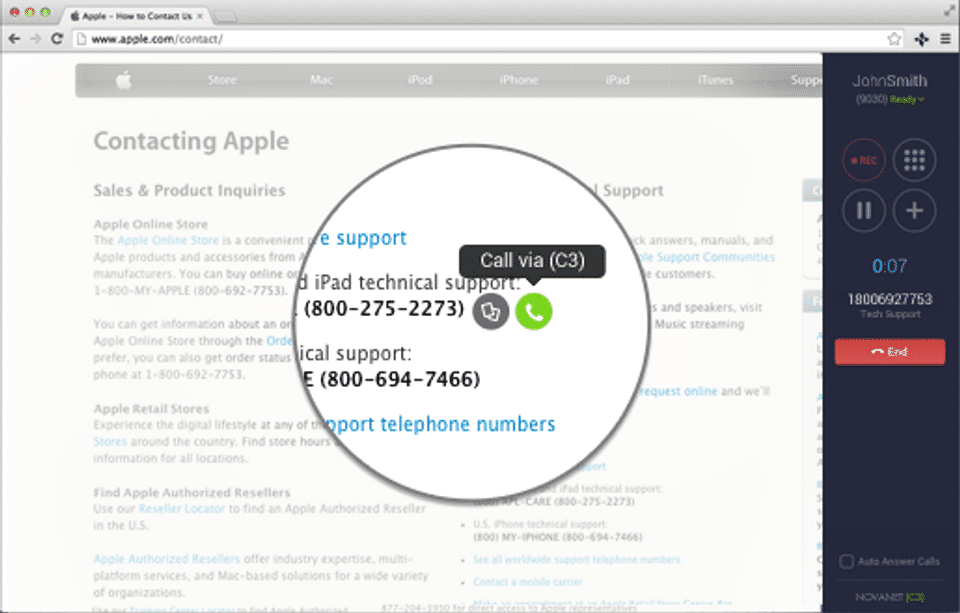 Novanet Cloud Contact Center screenshot 2