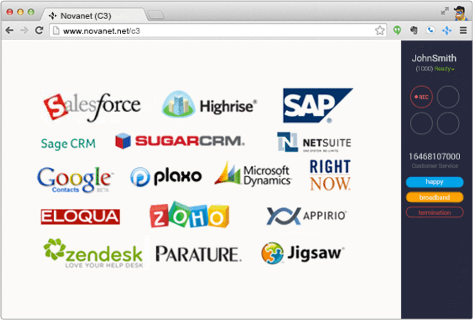 Novanet Cloud Contact Center screenshot 3