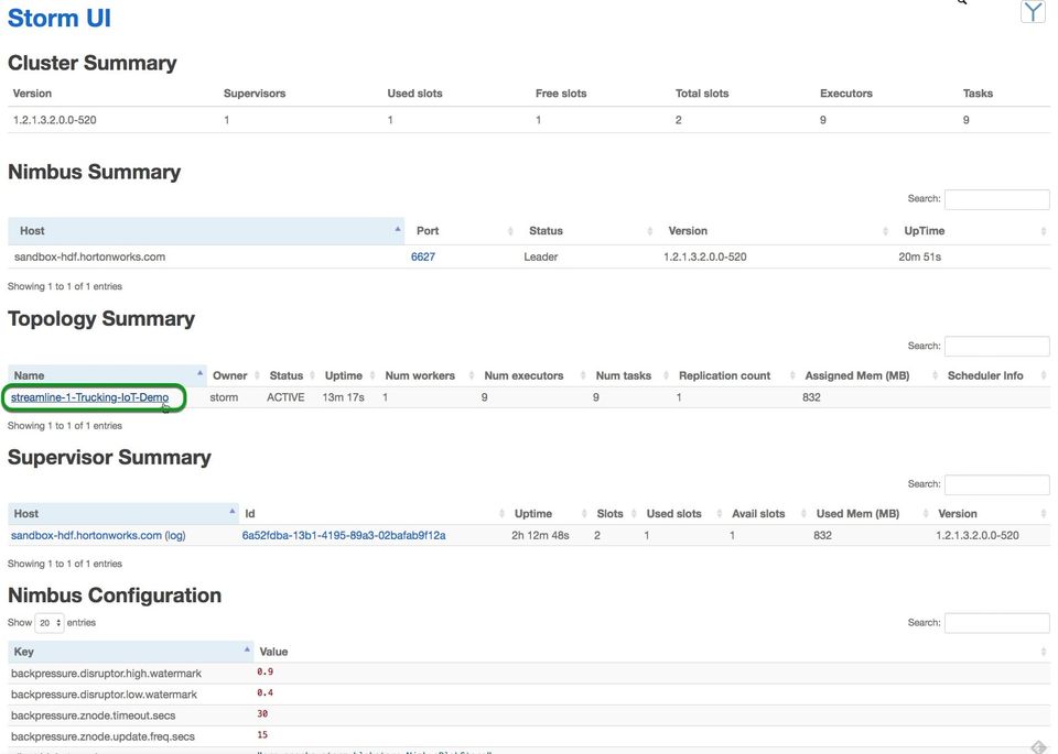 Cloudera DataFlow screenshot