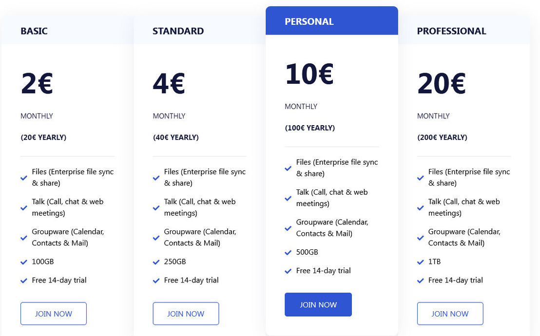 Cloud Home Lab pricing 1