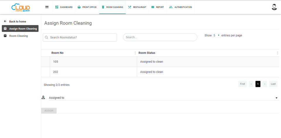 Cloud Hotel ERP screenshot 4