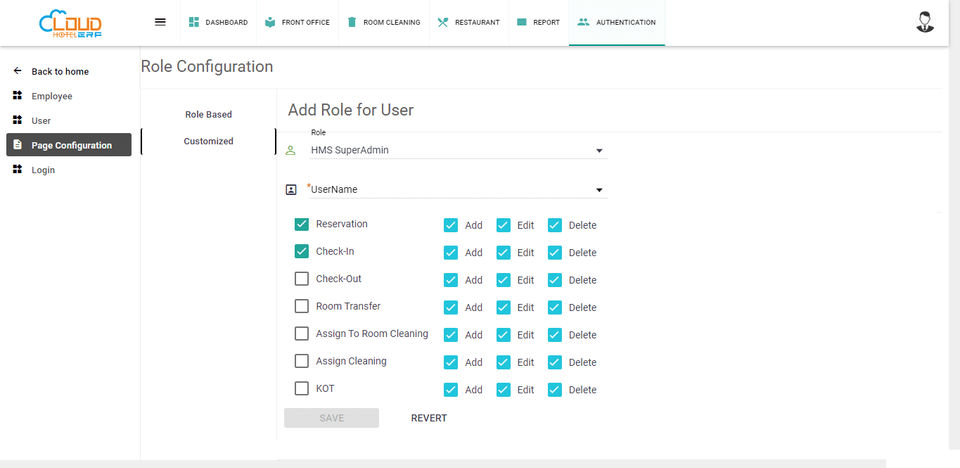 Cloud Hotel ERP screenshot 2
