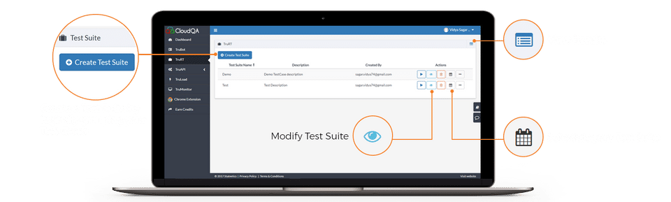 CloudQA screenshot 2
