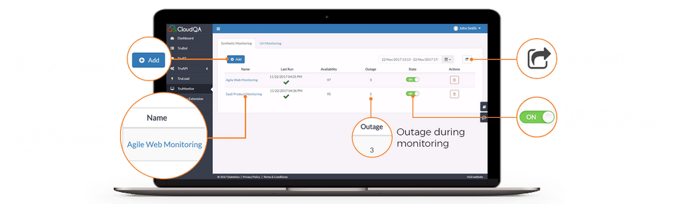 CloudQA screenshot 1