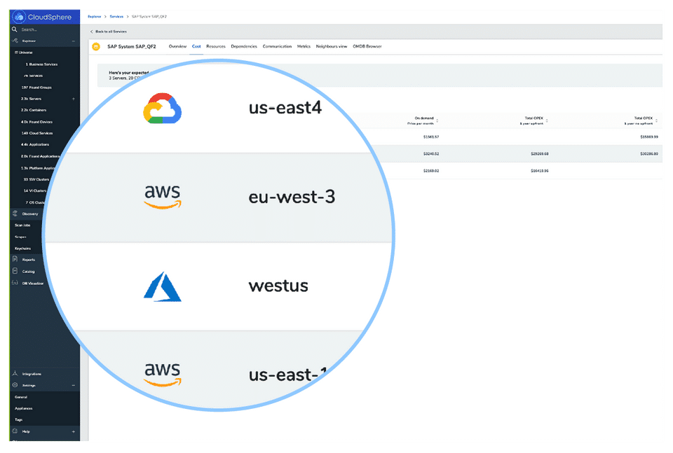 CloudSphere screenshot 2