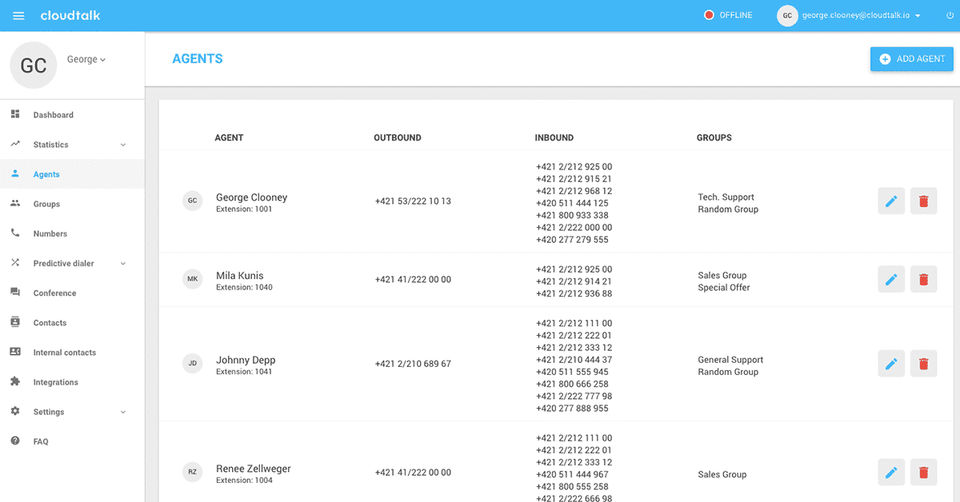 CloudTalk screenshot 2