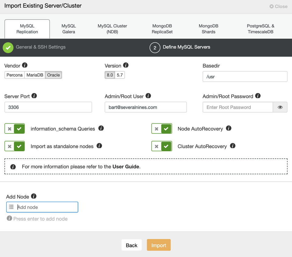 ClusterControl screenshot 3