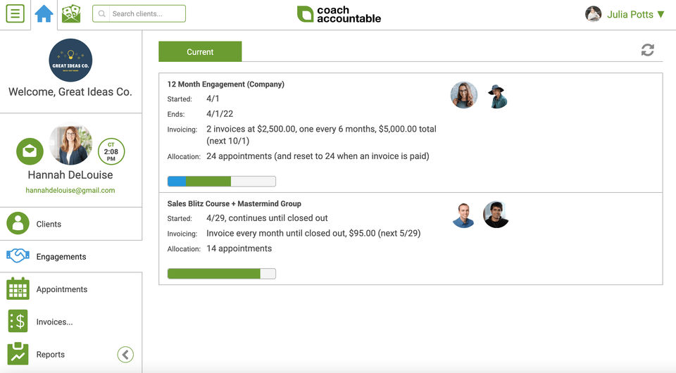 CoachAccountable screenshot 1