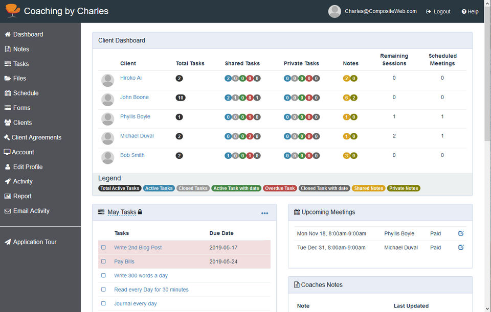 Coaching Lobby screenshot 1