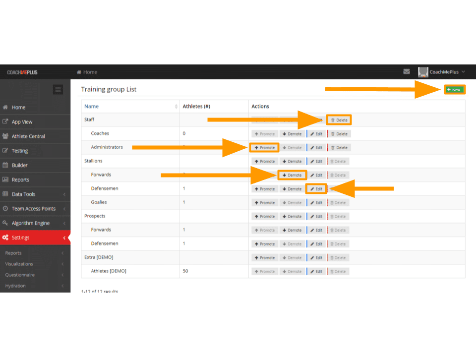 CoachMePlus screenshot 1