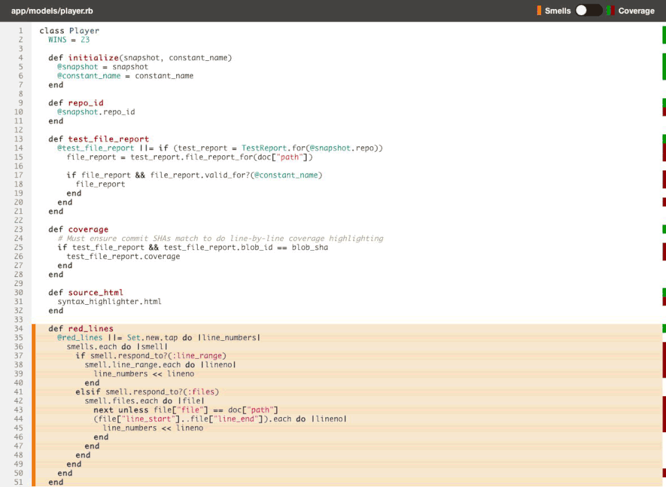 Code Climate Quality screenshot 2