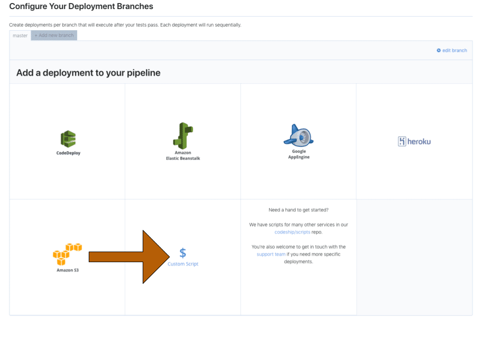 Codeship screenshot 3