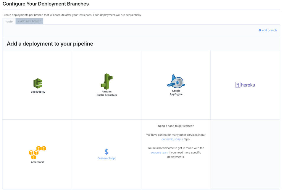 Codeship screenshot 4