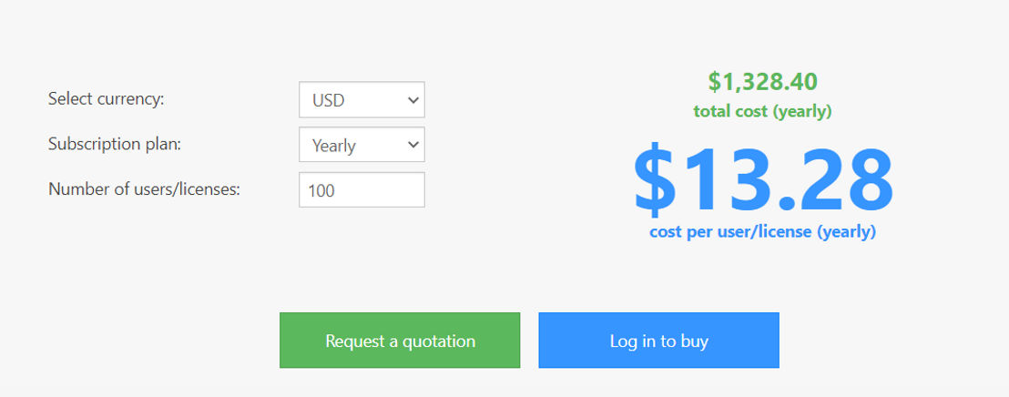 CodeTwo Email Signatures for Office 365 pricing 2