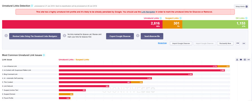 Cognitive SEO screenshot 2