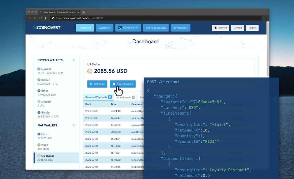 COINQVEST screenshot