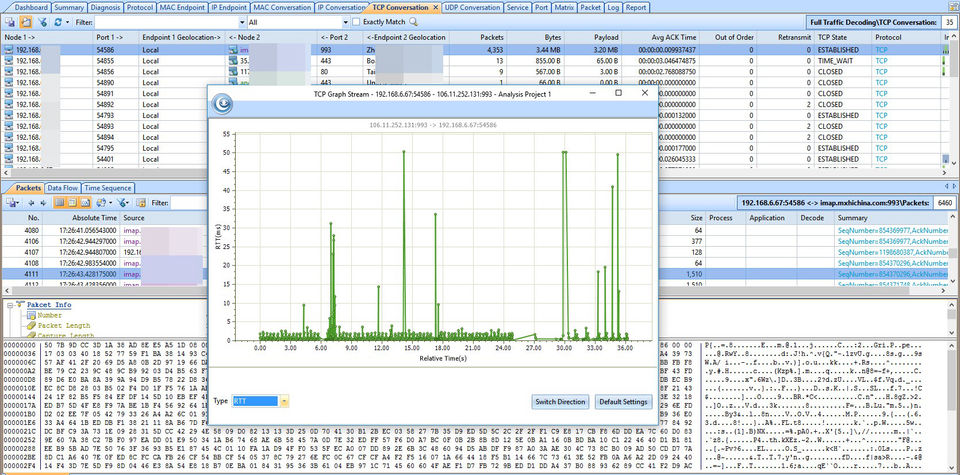 Colasoft Capsa screenshot