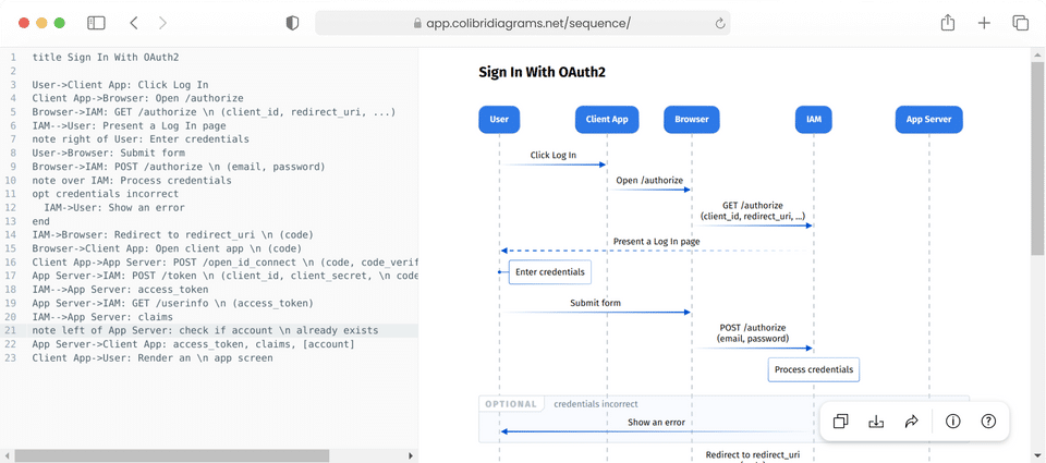 Colibri Diagram screenshot 1