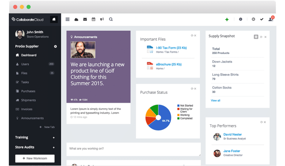 CollaborateCloud screenshot 1