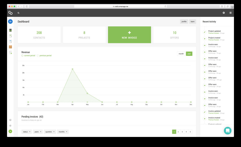 CoManage screenshot