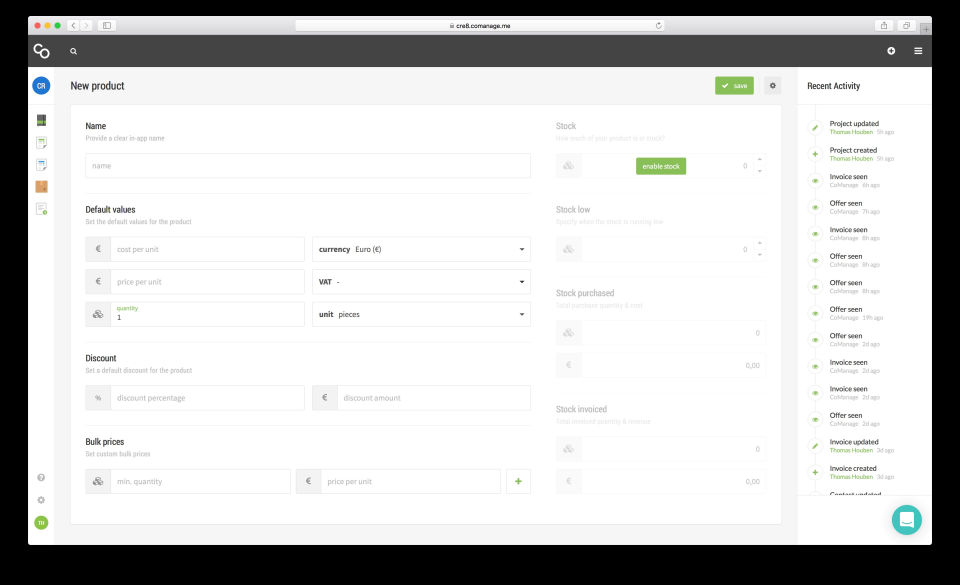 CoManage screenshot
