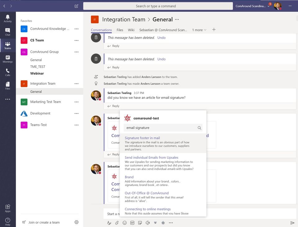 ComAround Knowledge screenshot 1