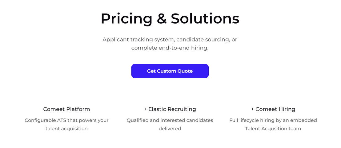 Comeet pricing 1