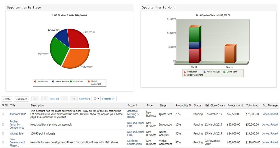 Commence CRM screenshot 1