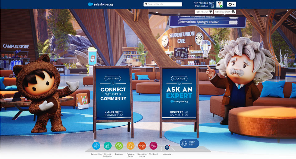 Communique Virtual Event Platform screenshot 1