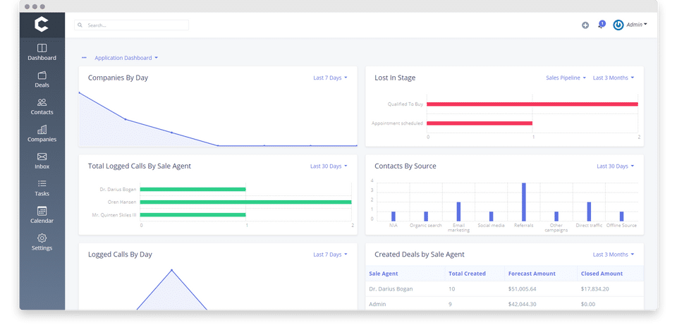 Concord CRM screenshot 2