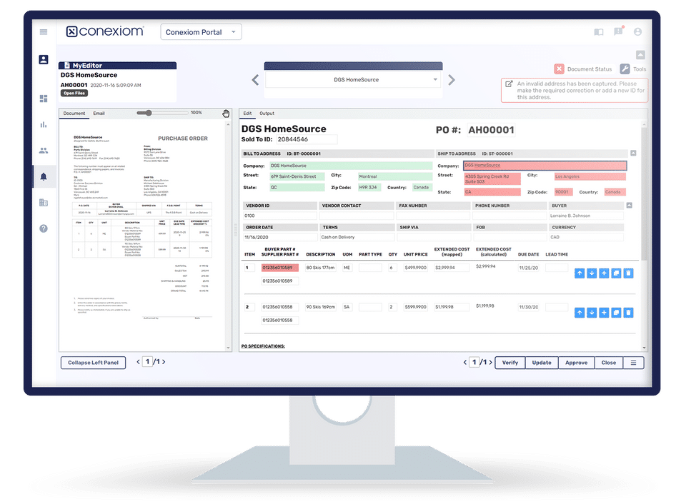 Conexiom screenshot 1