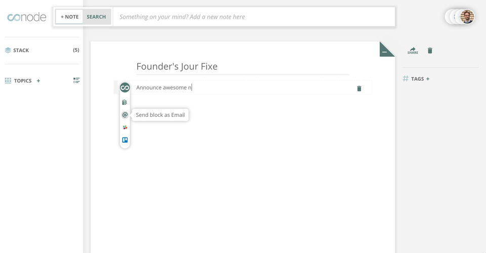 Conode screenshot 1