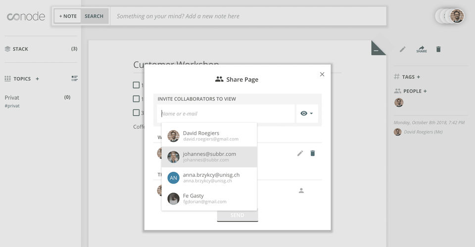 Conode screenshot 2