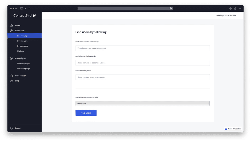 ContactBird screenshot 4