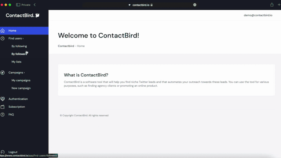 ContactBird screenshot 3