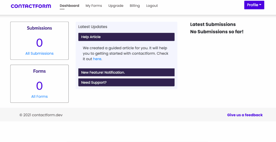 ContactForm screenshot 1