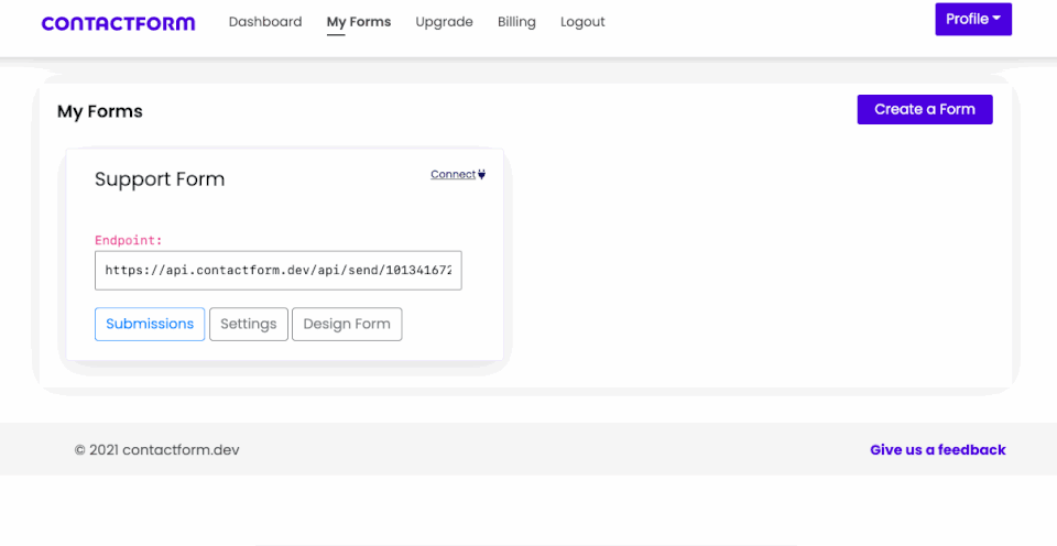 ContactForm screenshot 3
