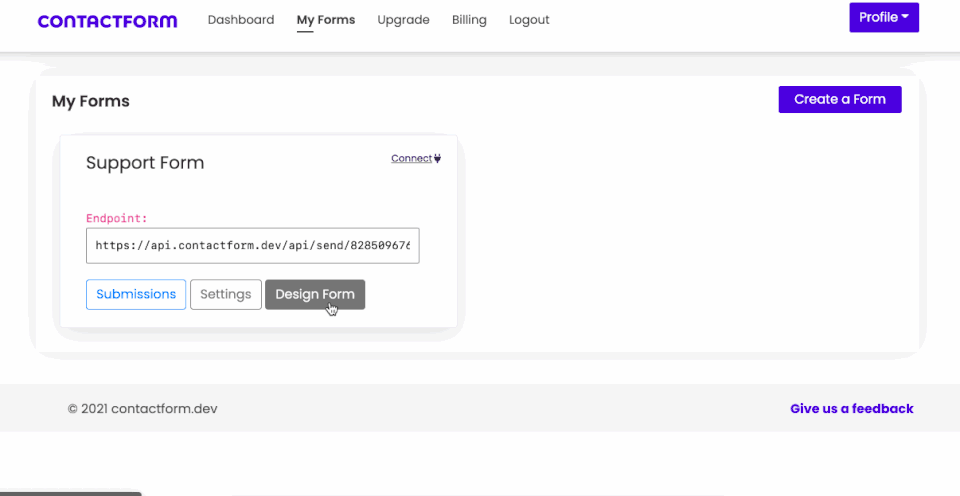 ContactForm screenshot 2