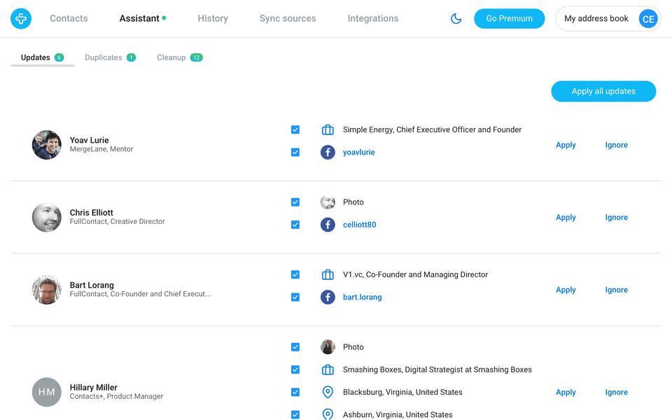 Contacts+ screenshot 3