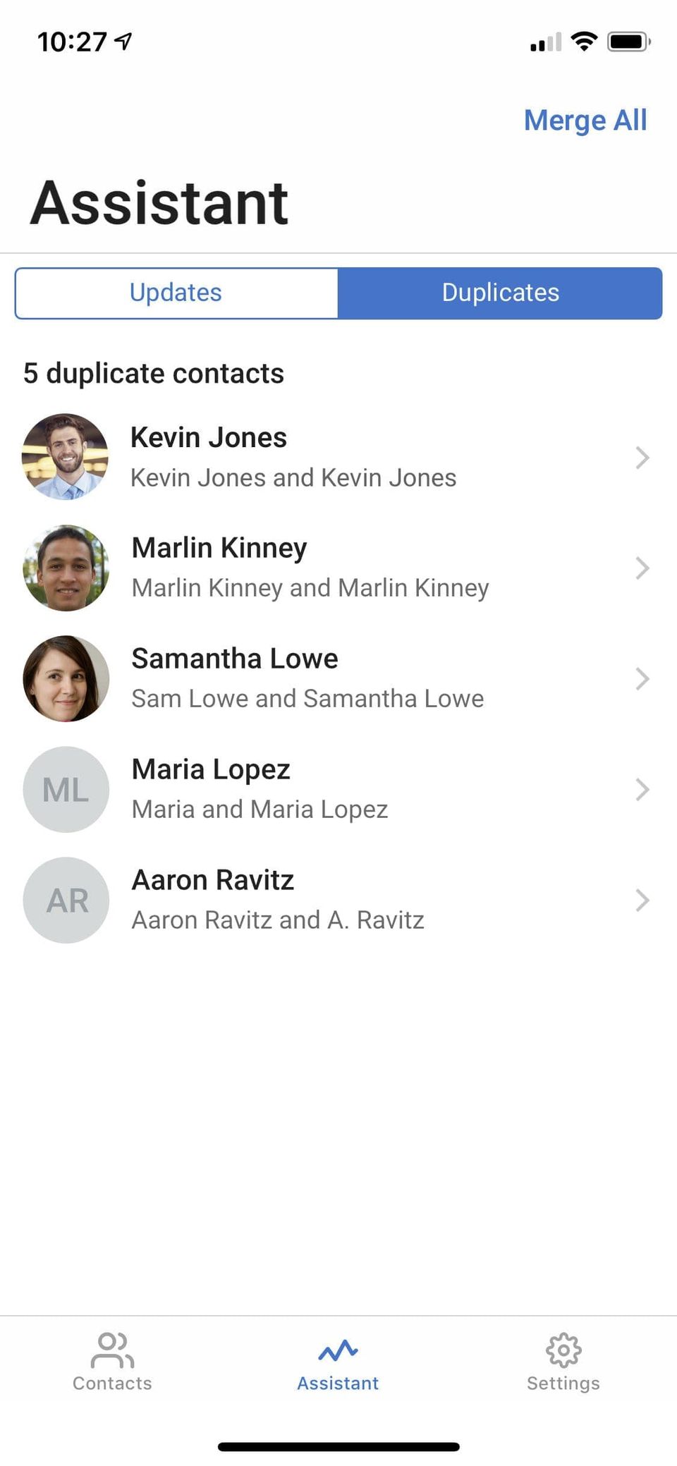 Contacts+ screenshot 1