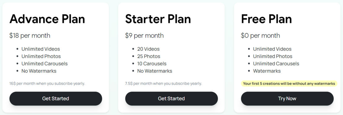 Contentdrips pricing 1