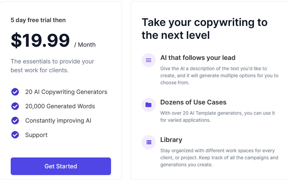 Conto AI pricing 1