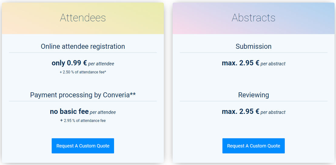 Converia pricing 1