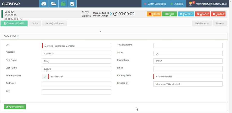 Convoso screenshot 2