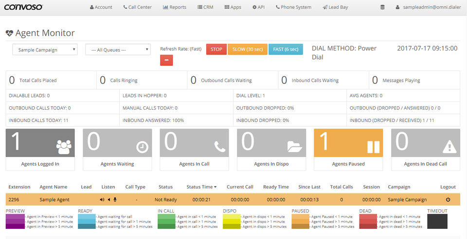 Convoso screenshot 1