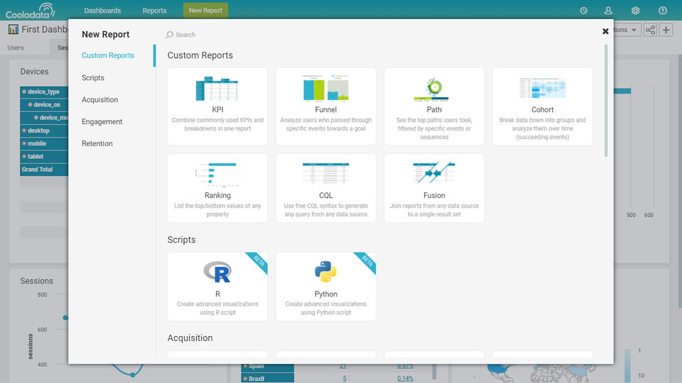 Cooladata screenshot 3