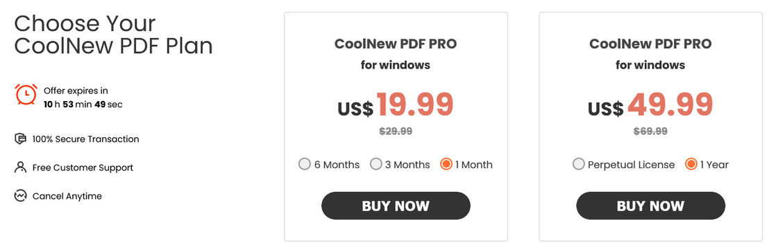 CoolNew PDF pricing 1