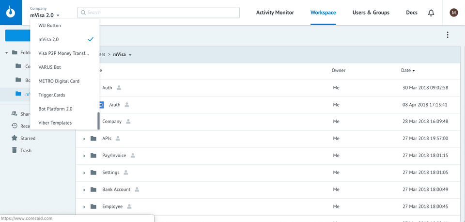 Corezoid Process Engine screenshot 1