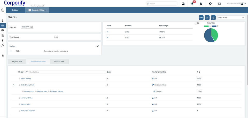 Corporify screenshot 1