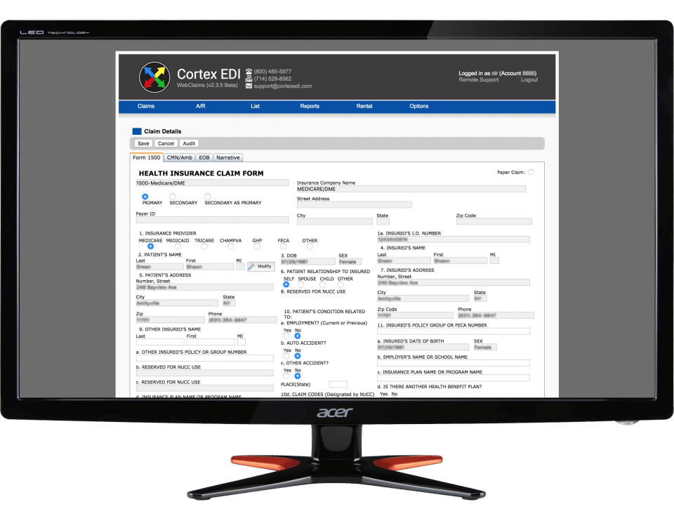 Cortex EDI Electronic Biller screenshot 1
